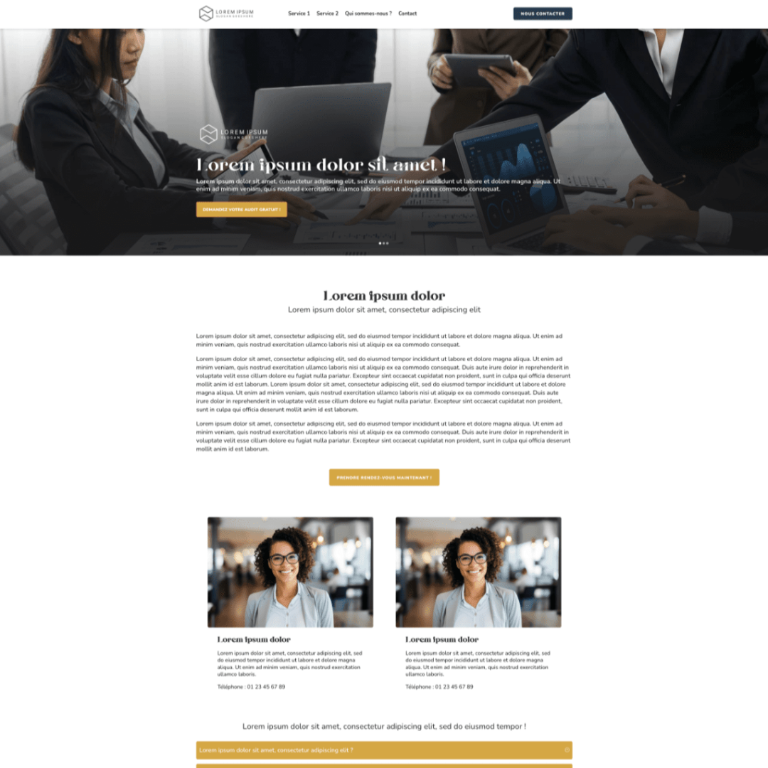 Services aux entreprises – LP