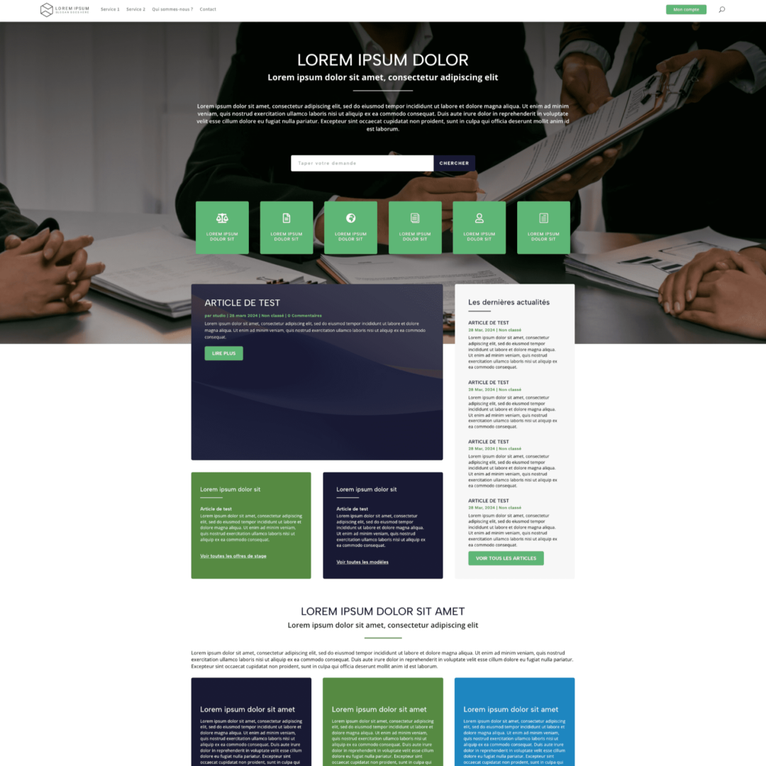 Information juridique – Home